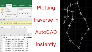 How to Plot the Traverse in AutoCAD instantly | Pro Tips for Beginners