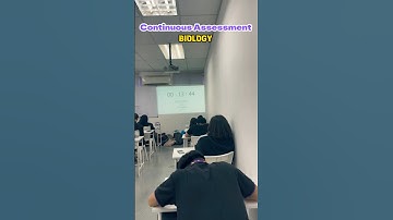 Continuous Assessment Biology