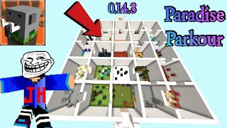 Best New Paradise Parkour Map for Craftsman Building Craft | 0.14.3