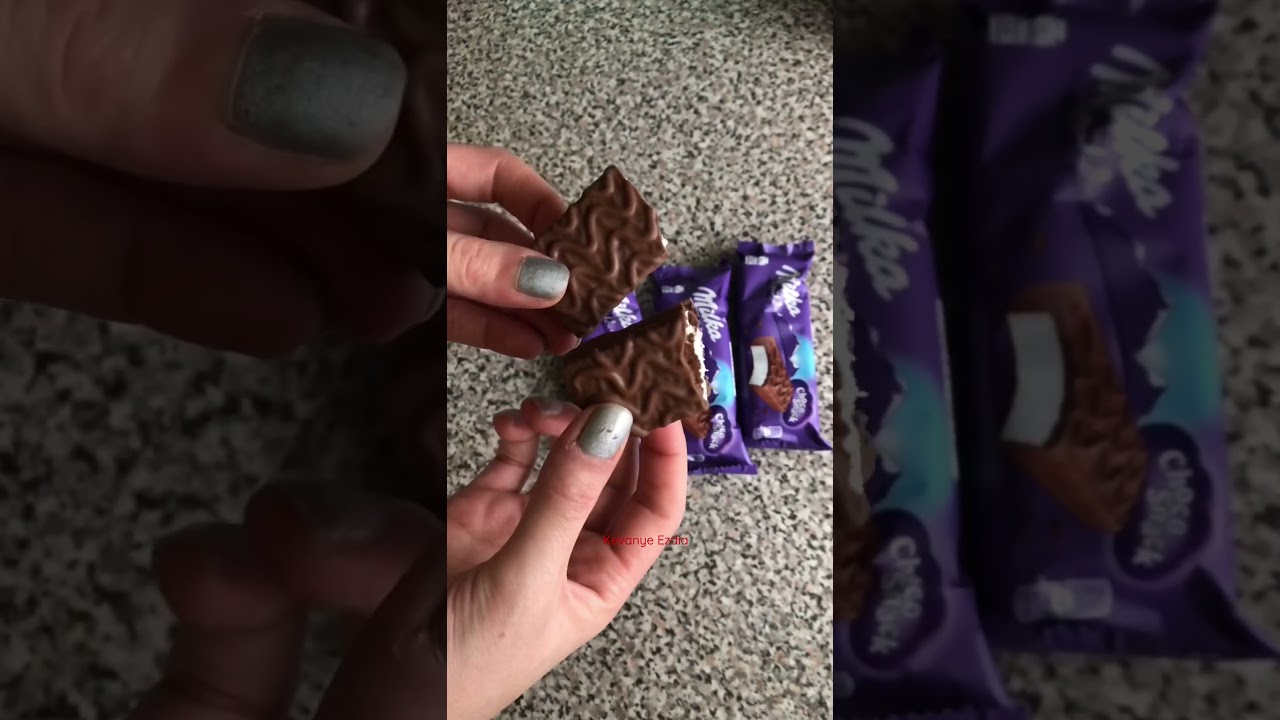 ASMR| Milka choco snack| purple platter snack ideas| 