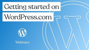 Getting started on @wordpressdotcom
