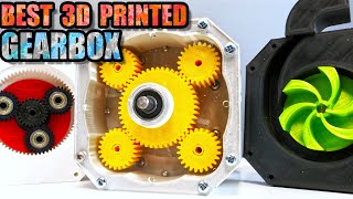 Extremely Powerful FOUR MOTOR GEARBOX + Planetary Gearbox & Water Pump (100% 3D Printed) by Let's Print 87,758 views 2 years ago 10 minutes, 39 seconds