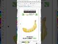 CorelDRAW Tutorial for Beginners | Banana Design #tutorial #coreldraw #design #graphicdesign #shorts