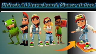Unlocked All hoverboard Mod APK subway Surfers Space station+gameplay screenshot 2