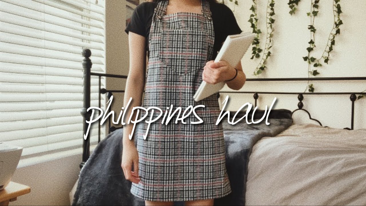 what i got in the philippines | clothes and stationary haul - YouTube