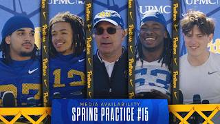 Pitt Football | Media Availability | Spring Practice #15