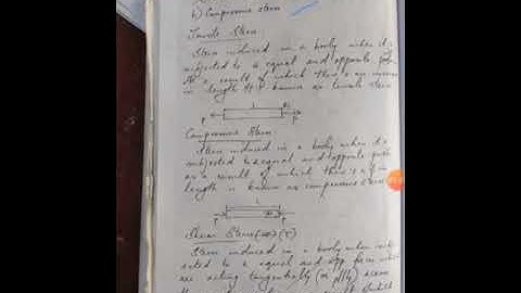 ES102  - TOS II .Module 4.video 1. simple stress and strain