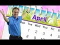 April  calendar song for kids  month of the year song  jack hartmann