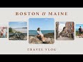 TRAVEL VLOG | Visiting family in Boston &amp; spending time in Maine! What we did &amp; where we went - pt 1