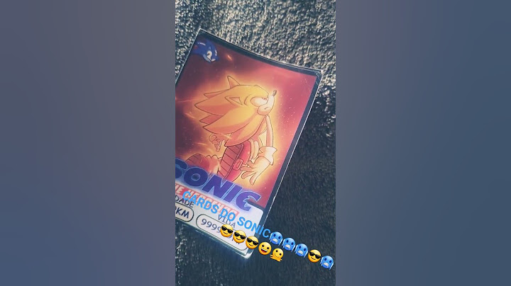 CARDS DO SONIC 🥶🥶😎😎