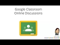 Online Discussions in Google Classroom