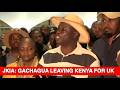 JKIA Gachagua Addressing The Nation Before Leaving Kenya For UK Wantam 