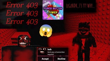 Punch Button Tower Roblox Horror | Full Gameplay