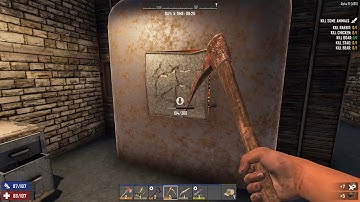 7 Days to Die: (Alpha 18) PREGEN03 World Part 5 - Trying to Find Good Loot (No commentary)