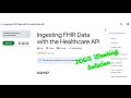 Ingesting FHIR Data with the Healthcare API | #2025 | #GSP457 |#qwiklabs |#solutions #solution