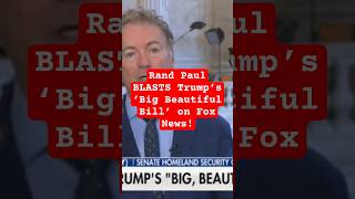 Rand Paul BLASTS Trump’s ‘Big Beautiful Bill’ on Fox News! Wealth