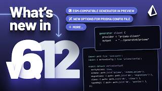 What's New in Prisma 6.12 Profile
