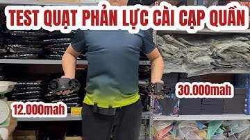Quạt Phản Lực Cài Cạp Quần Siêu Giá Pin Khủng Chạy Cả Ngày Không Lo Nắng Nóng