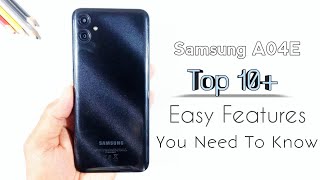 Samsung A04E | Top 10+ Tips & Tricks | Easy Features | Hidden Features | You Must