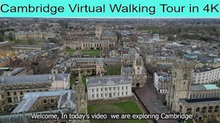 Cambridge Virtual Walking tour in 4K