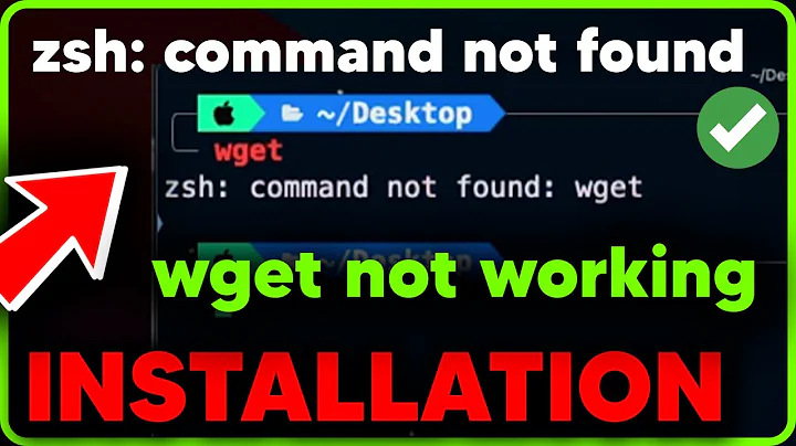 zsh: command not found wget | Mac Error Fixed 2024
