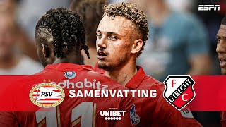 😍 Noa Lang Jaagt De Bal Snoeihard In De Kruising 🔥 Samenvatting Psv - Fc Utrecht