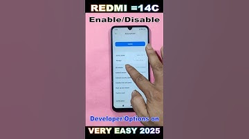 Redmi 14c I How to Enable the Developer Options I For Usb Debugging Etc 2025//