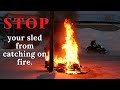 Stop your ski doo from catching on fire   master cylinder fix