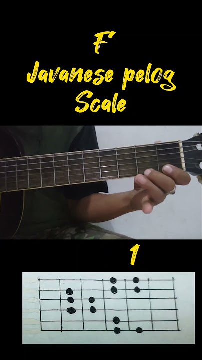 F Javanese pelog scale guitar#shortsfeed#shortvideo