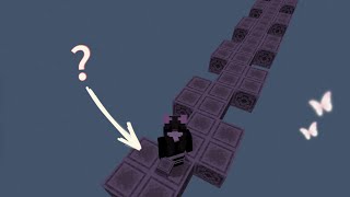 The Cleanest Bridging Method in Minecraft