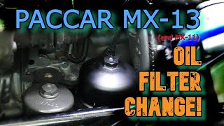Change your Paccar MX-13 (and MX-11) Oil Filters!