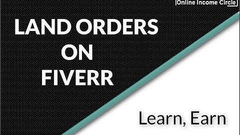 Fiverr Gig Optimization: Land Orders on Fiverr Introduction.