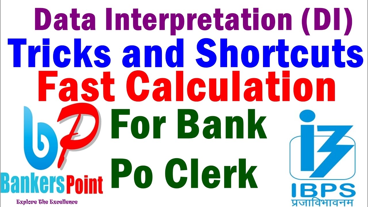 Jul 01, 2016  Easy Tricks to solve DI Problems for Bank- In the bank exams, you can expect at least 2 full fledged sets having 4-5 questions each.