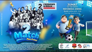 LIVE! 2 MATCH FUN FUTSAL | AYO FUTSAL BARENG GIBRAN SAMSUL!