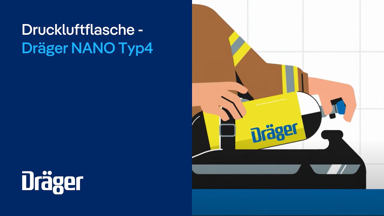 Druckluftflasche Dräger NANO Typ4