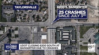 UDOT Closing 6200 South At Bangerter Highway After Jump In Crashes