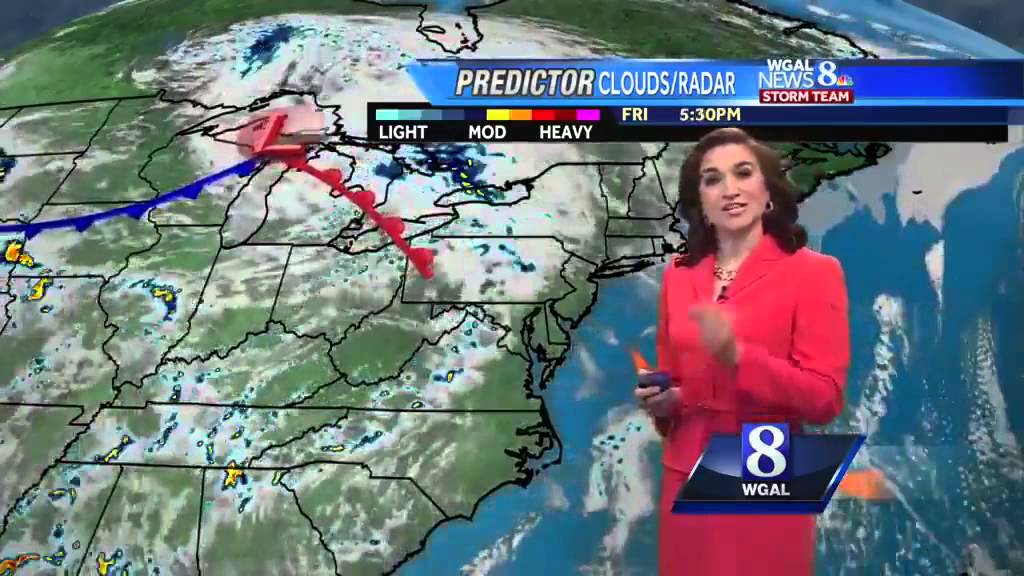 Isolated showers in the forecast - YouTube