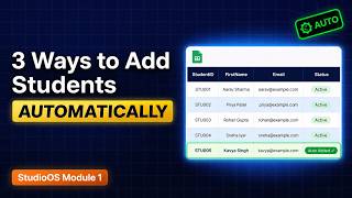 Student Registration Made Automatic — 3 Ways to Add Students | StudioOS Module 1