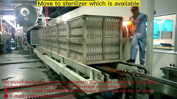 Automated retort Loading & unloading|High speed retort loader & unloader system