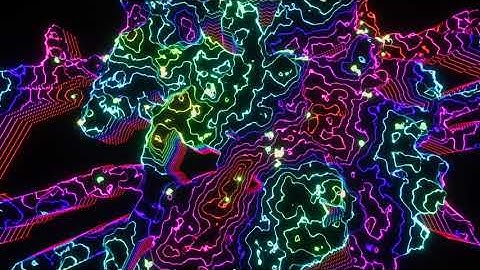 Generative Art with Swarm Landscapes - Experiment 2