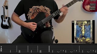 Sepultura - Amen (Rhythm Guitar Cover + Screentabs)