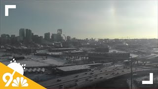 Denver records coldest temperature since 1990