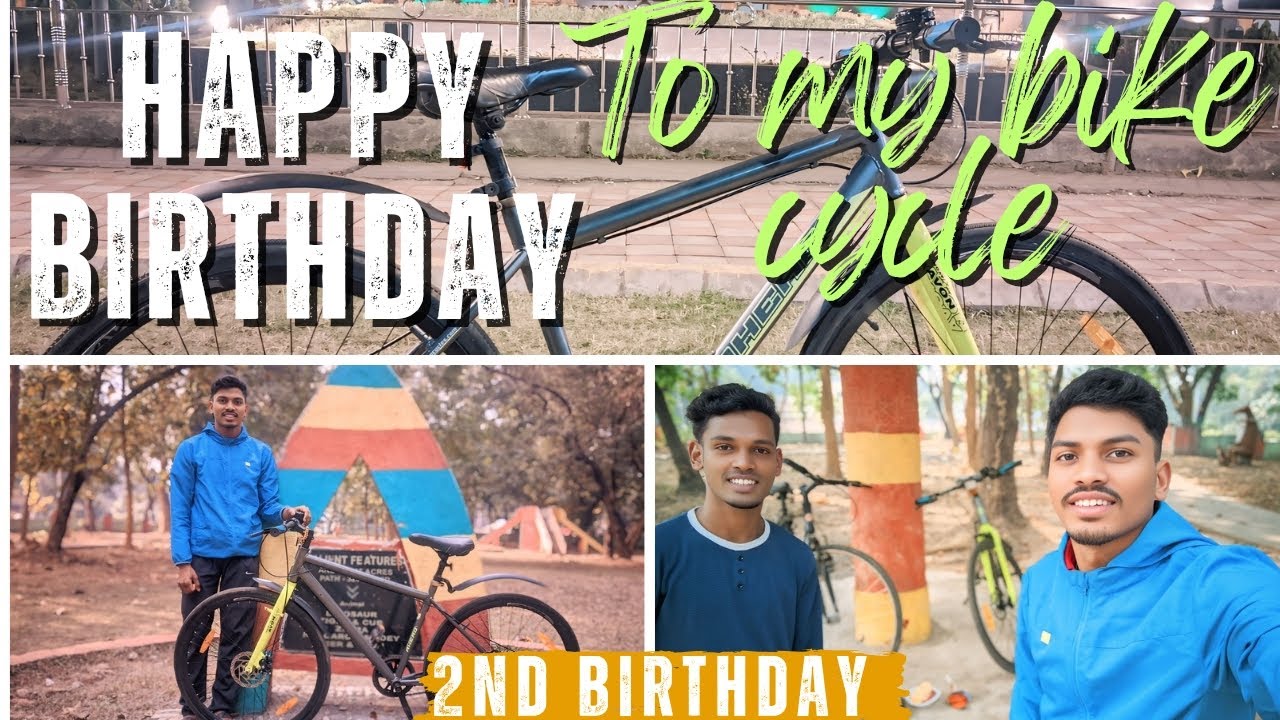 Celebrating 2nd Birthday Of My Bike Cycle #trending #birthday # ...