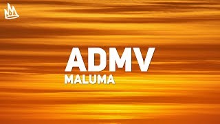 Maluma - ADMV (Letra / Lyrics) chords