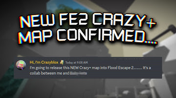 Crazyblox confirmed this NEW CRAZY+ Map into Flood Escape 2.....