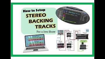 How to setup STEREO Backing Tracks for a Live Performance