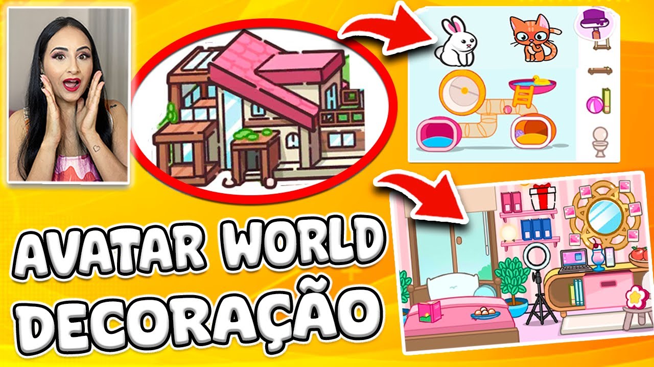 COMO FAZER DECORAÇÃO NO JOGO AVATAR WORLD  AVATAR MAKER O Segredo Para  Decorar 