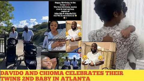 FULL VIDEO OF DAVIDO AND CHIOMA CELEBRATING THEIR TWINS 2ND BIRTHDAY IN ATLANTA 