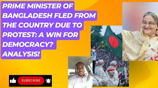 Prime Minister Of Bangladesh Fled The Country Due To Protest A Win For Democracy? Analysis