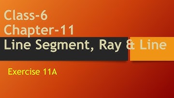 Class 6 Chapter-11 Line Segment, Ray & Line Exercise 11A